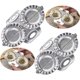 thumbnail image 1 of Dumplings Maker Stainless Steel 2 Pieces Set - Dough Press And Dumpling Mold Tool For Baki, 1 of 5