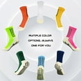 thumbnail image 4 of 4 Pairs Mens Grip Soccer Socks Non Slip Grippy Women Socks for Football Basketball Sports, 4 of 6