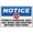 Warning Sign 3, variant on Stop Sound Horn Proceed Slowly Sign 8"x12", Aluminum Tin Warning Signs for Home Outdoor Garden, Durable Traffic Sign for Driveway