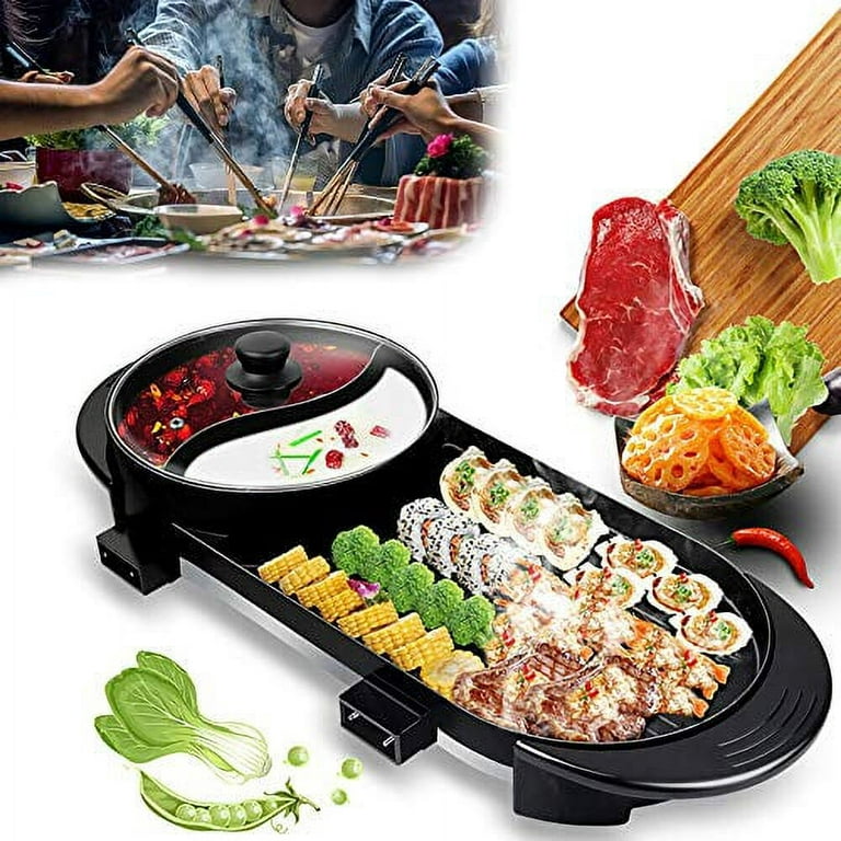 Korean Electric Grill Electric Smokeless Grill Pan Indoor Grill Double  Automatic Rotary Skewer Machine электро гриль для кухни