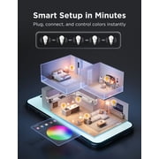 Govee 1600 Lumens Smart Light Bulbs, A21 LED Bulbs 100W Equivalent for Living Room, RGBWW Color Changing Light Bulbs Compatible with Matter, Alexa & SmartThings, CRI 90, E26 Base, 2.4GHz Only, 2-Pack