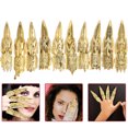 thumbnail image 4 of EeaseCA 10pcs Halloween Dragon Ghost Finger Cots Creative Finger Covers Hand Jewelries, 4 of 7