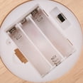 thumbnail image 6 of Battery Operated 8/10cm Round Wooden LED Light Dispaly Base Stand Holder Table Night Lamp Base Crystal Glass Art Ornaments, 6 of 19