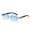 Golden blue film, variant on Trendy Oversized Sunglasses for Women Men Fashion Shield Aviator Sun Glasses UV400 Protection Goggles