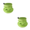 thumbnail image 3 of Yuarrent Calentador de cuello Moda térmica Cuellos Polaina Espesar Gran textura Accesorios de ciclismo Durabilidad Pañuelo Verde Verde 2Conjunto, 3 of 6