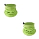 thumbnail image 3 of Cateissary Calentador de cuello Colores surtidos Calentador de cuello cómodo térmico Espesar Gran textura Accesorios de ciclismo Pañuelo para ciclismo Verde 2piezas Cateissary CBP377450, 3 of 5