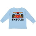 thumbnail image 3 of Inktastic Race Car 4th Birthday Boys Long Sleeve Toddler T-Shirt, 3 of 5