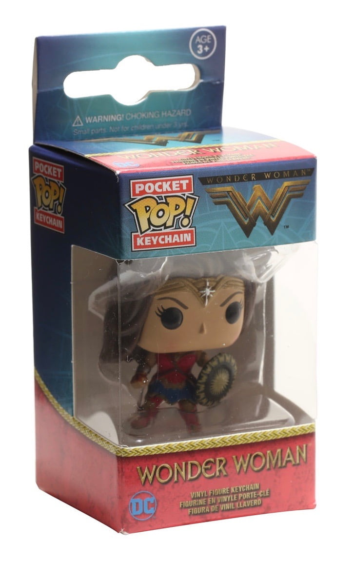 LICENSED NEW IN BOX The Movie-DC Vinyl Figure Key Chain Wonder Woman 