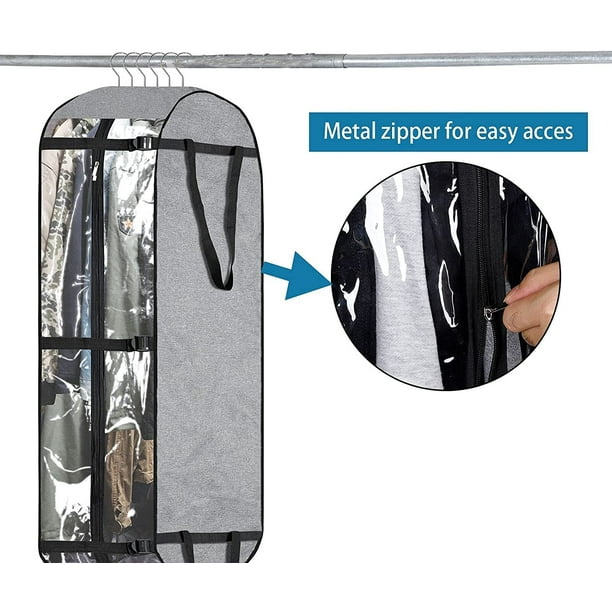 Yeegool Hanging Garment Bags For Travel & Closet Storage, 50 Dance Garment Bag, Garment Bags For Hanging Clothes, Suit Bag, Carry On Garment Bag, Mov