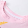 thumbnail image 6 of HILEELANG Toddler Girl Clothes - Cute Unicorn Print Cotton Pullover and Shorts Set, 6 of 8