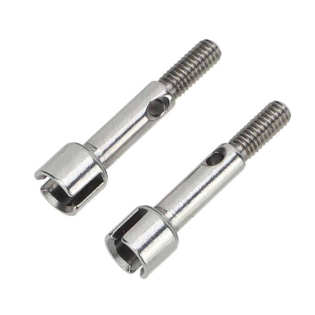 YAHHU Copa Eje Rueda Delantera Acero Inoxidable para Coche RC Xiaomi Jimny 1/16 XM16011S Paquete 2 pzas