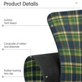 thumbnail image 4 of Yayeee Faucet Mat for Kitchen Sink 30" Diatomite Long Splash Guard Pad, Green Yellow Plaid Pattern, 4 of 7