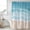 Lake Blue, variant on Navy Blue Coastal Small Stall Shower Curtain, Waterproof Shower Curtains for Bathroom, Waves Summer Beach Ocean Sea Washable Fabric Cloth Bath Curtain for Bathtub Decoration with Hooks 36x72 Inches