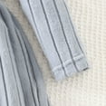 thumbnail image 5 of Karoyedx Fall Dresses for Baby Girls Knit Dresses Puff Long Sleeve Fall Winter Casual Holiday Sweater Dress Grey Size,2-3 Years, 5 of 9