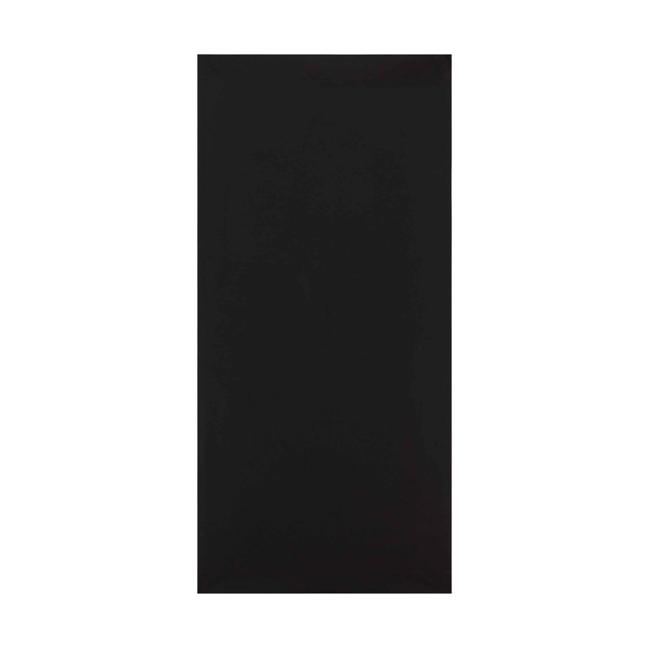 Mainstays Black Solid Blackout Rod Pocket with Back Tabs Curtain Panel Pair, Set of 2, 30" W x 63" L