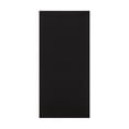 thumbnail image 4 of Mainstays Black Solid Blackout Rod Pocket with Back Tabs Curtain Panel Pair, Set of 2, 30" W x 63" L, 4 of 10
