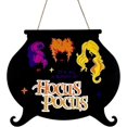 thumbnail image 1 of Halloween Decoration Halloween Hocus Pocus Door Sign Hocus Pocus Hanging Welcome Decor For Front Door,farmhouse Porch Patio Outdoor Witch Theme Decora, 1 of 5