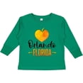 thumbnail image 3 of Inktastic Orlando Florida Orange in Heart Boys or Girls Long Sleeve Toddler T-Shirt, 3 of 5