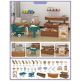 thumbnail image 4 of Juego de Muebles de Muñecas 1/12, Accesorios , Diferentes , Montaje de Decoraciones, Modelo de Simulación para Interacción Baoblaze Accesorios de casa de muñecas, 4 of 6