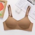 thumbnail image 4 of Yutgune Bras For Women Jelly Wireless Push Up Bralette Cutout V Neck No Underwire Comfortable Support Bra, 4 of 9