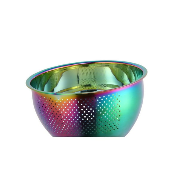 Multi-Functional creative color Safety Material Washing Vegetables Kitchen Tool Drain Basket Rice Washing Bowl Strainer Basket Sieve Drainer MULTICOLOR