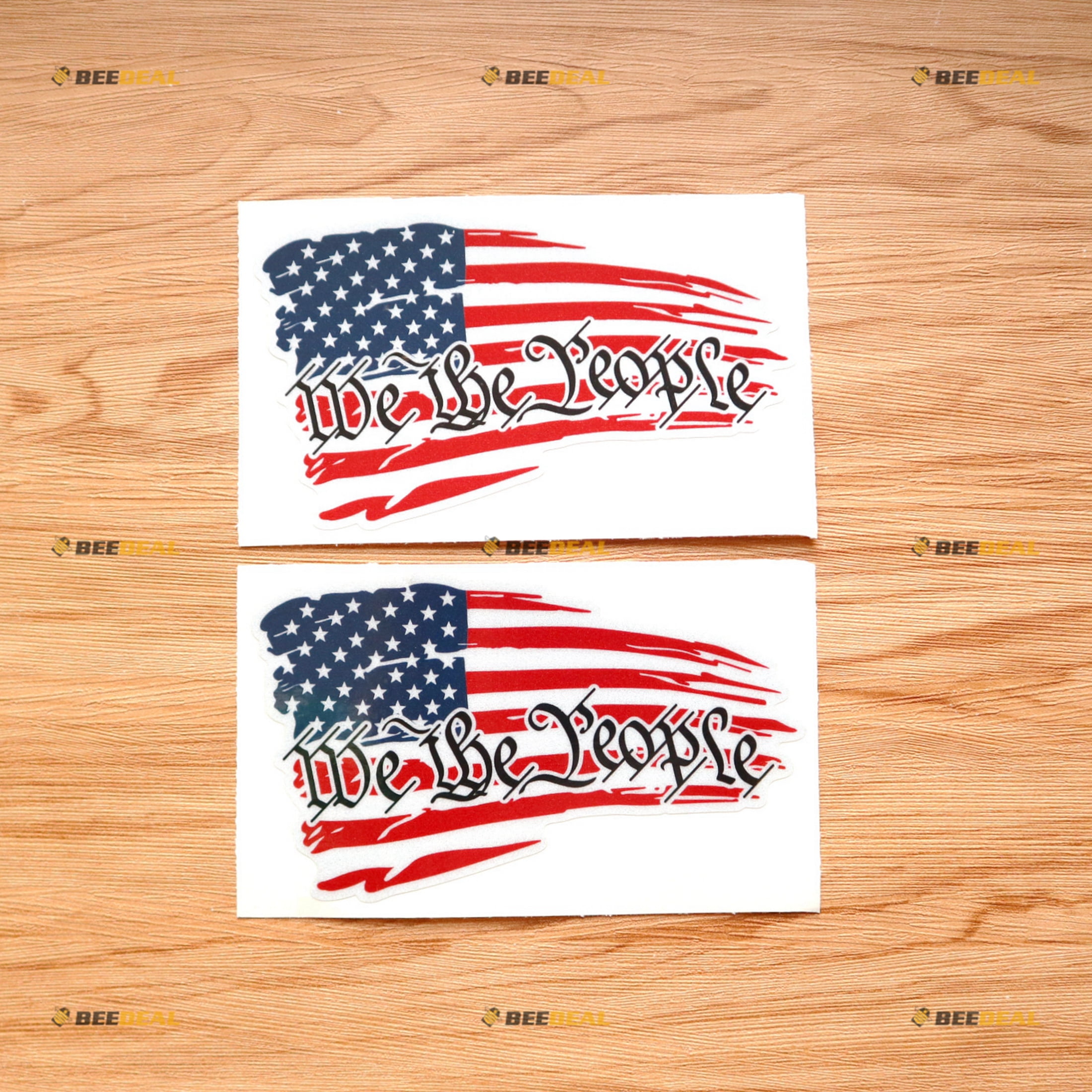 4 Adesivi Con Bandiera Americana Decalcomania Per Auto Con Bandiera - Foto 8