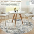 thumbnail image 3 of x Area Rug Living Room Rugs Washable Neutral Modern Abstract Soft Thin Large Rug Indoor Floor No Slip Rug Carpet for Bedroom Under Dining Table Home Office Decor Grey, 3 of 9