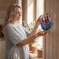 thumbnail image 4 of Acrylic Puzzles Suncatcher, 83 Pieces 7.87In Tulip Floral Design Acrylic Sun Catcher Puzzle, DIY Window Hanging Ornament for Nature Inspired Home Decor, 4 of 5