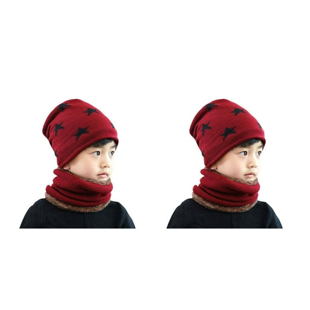 Sonducket Sombrero de invierno para niños, forro polar a prueba de viento, interior, pañuelo para el cuello, calentador de cuello, protección para los Type1 NO1 Sonducket CBP231706