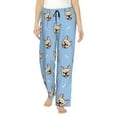 thumbnail image 2 of Kdxio Women's Comfy Stretch Cute French BulldogPrint Drawstring Pajama Pants-Large, 2 of 9
