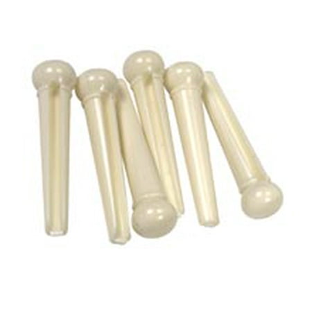 - Peavey BRIDGE PIN SET - WHITE Guitar Accessory Six Pins Per Package 444140 New