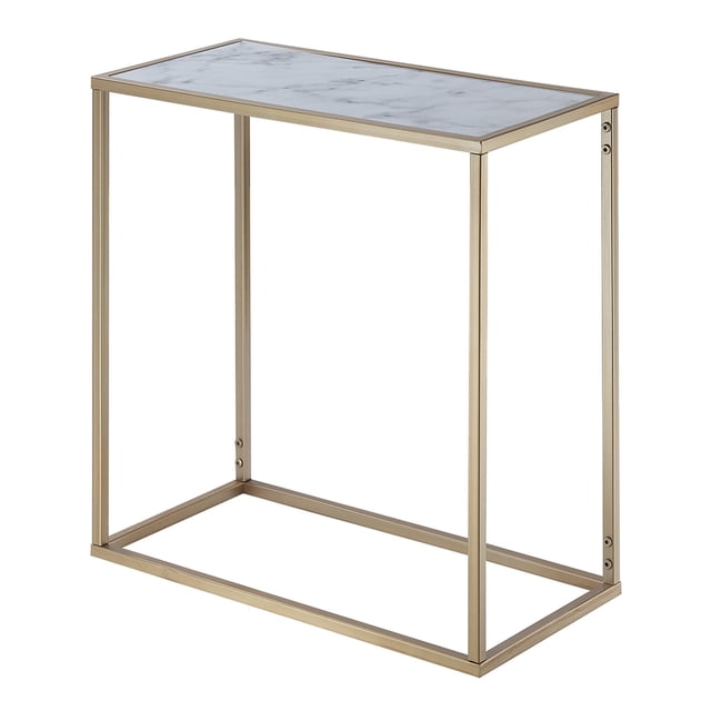 Ergode Gold Coast - Mesa auxiliar para silla de mármol sintético Ergode U12-152-VV