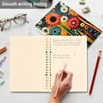 thumbnail image 4 of FORMRS 1-Subject Spiral Notebook 8" x 5" College Ruled 60 Refillable Sheet A5 Hard Cover, 2 Pack, Red Colorful Flowers with Dots, 4 of 7