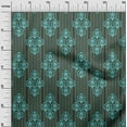 thumbnail image 2 of oneOone Organic Cotton Poplin Twill Fabric Ethnic Ikat Print Sewing Fabric BTY 42 Inch Wide, 2 of 4
