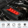 thumbnail image 5 of TINKI Engine Shroud Cover Panel Trims Cover Compatible with Chevrolet Corvette C8 2020-2023, ABS Engine Compartment Panel Protection Decoration Trim Accessories, 5 of 6