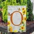 thumbnail image 3 of America Forever Spring Monogram Garden Flag Letter O 12.5 x 18 inches Double Sided Vertical Outdoor, Yard, Lawn, Beautiful Yellow Flowers, Sunflower Garden Flag, 3 of 7
