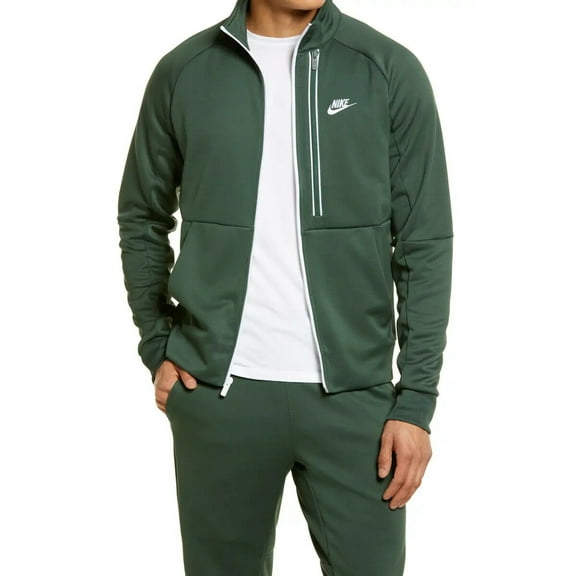 Nike Men's Sportswear N98 Tribute Track Jacket in Galactic Jade/White-Small