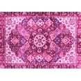 thumbnail image 1 of Ahgly Company Indoor Rectangle Abstract Pink Modern Area Rugs, 2' x 3', 1 of 4