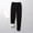 Black, variant on Babysbule Womens Winter Warm Pants Fashion Sport High Waist Leg Pants Solid Casual Loose Lamb Velvet Leggins Long Pants