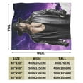 thumbnail image 2 of The Undertaker Blanket, Super Soft Throw Blanket, Cozy Flannel Blankets For Boys Girls, Warm Blankets For Couch Sofa Bed, 50"X40", 2 of 9