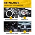 thumbnail image 4 of Bombillas LED antiniebla Qasim de 80 mm para coche, anillos con forma de halo con forma de ojo de án, 4 of 6