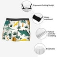 thumbnail image 6 of Disketp Dinosaurs And Tropical Leaves Men'S Boxer Briefs,Soft And Breathable Cotton Underwear With Comfortflex Waistband, 6 of 8