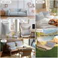 thumbnail image 6 of Black Striped Outdoor Pillow Covers, Waterproof Decorative Throw Pillowcases Set of 2, Black White Stripes Farmhouse Couch Cushion Cases with Zipper for Outside Patio Garden Sofa 20"x12", 6 of 9