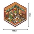 thumbnail image 6 of Dujiujun DIY Project 3D House Stickers Adults Kids Funny Cartoon Sticker Stress Relief Miniature Scene Decals, 6 of 8