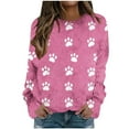 thumbnail image 2 of VgaVtl Fleece Womens Shirts Long Sleeve Fall Winter Women's Plus Size Tops Pink Warm Graphic Loose Casual Shirts,XXL, 2 of 5