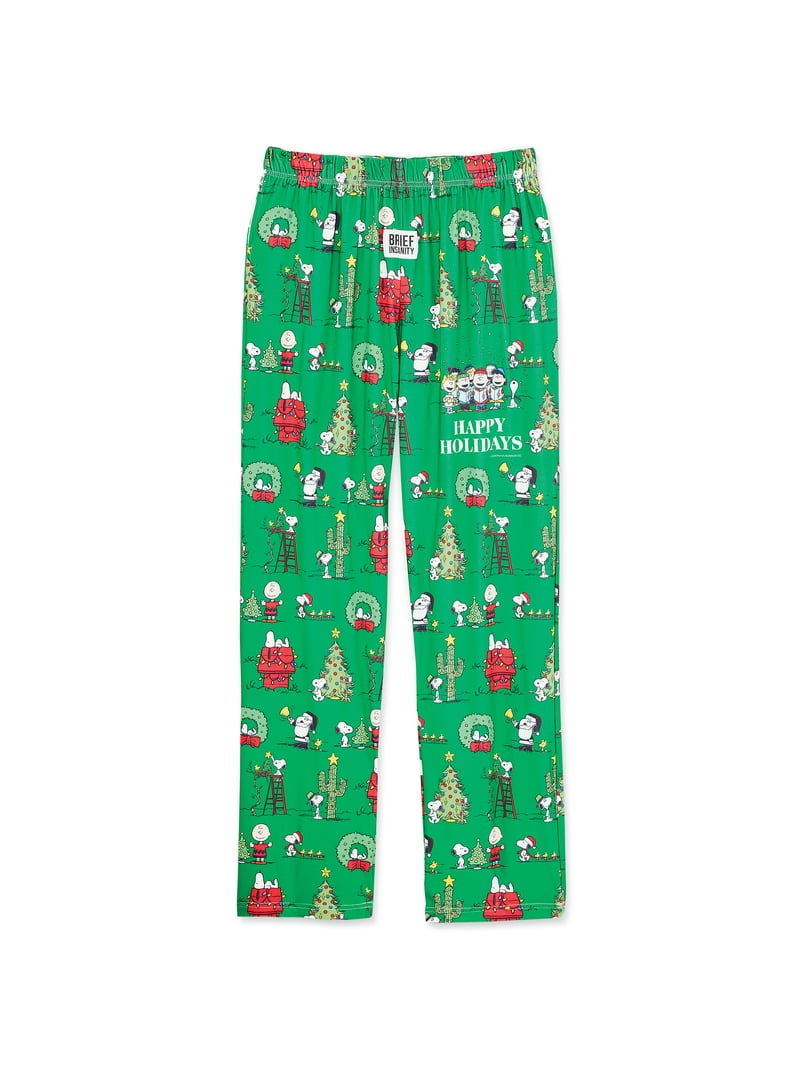 Collections Etc Peanuts Snoopy Christmas Holiday Green Lounge