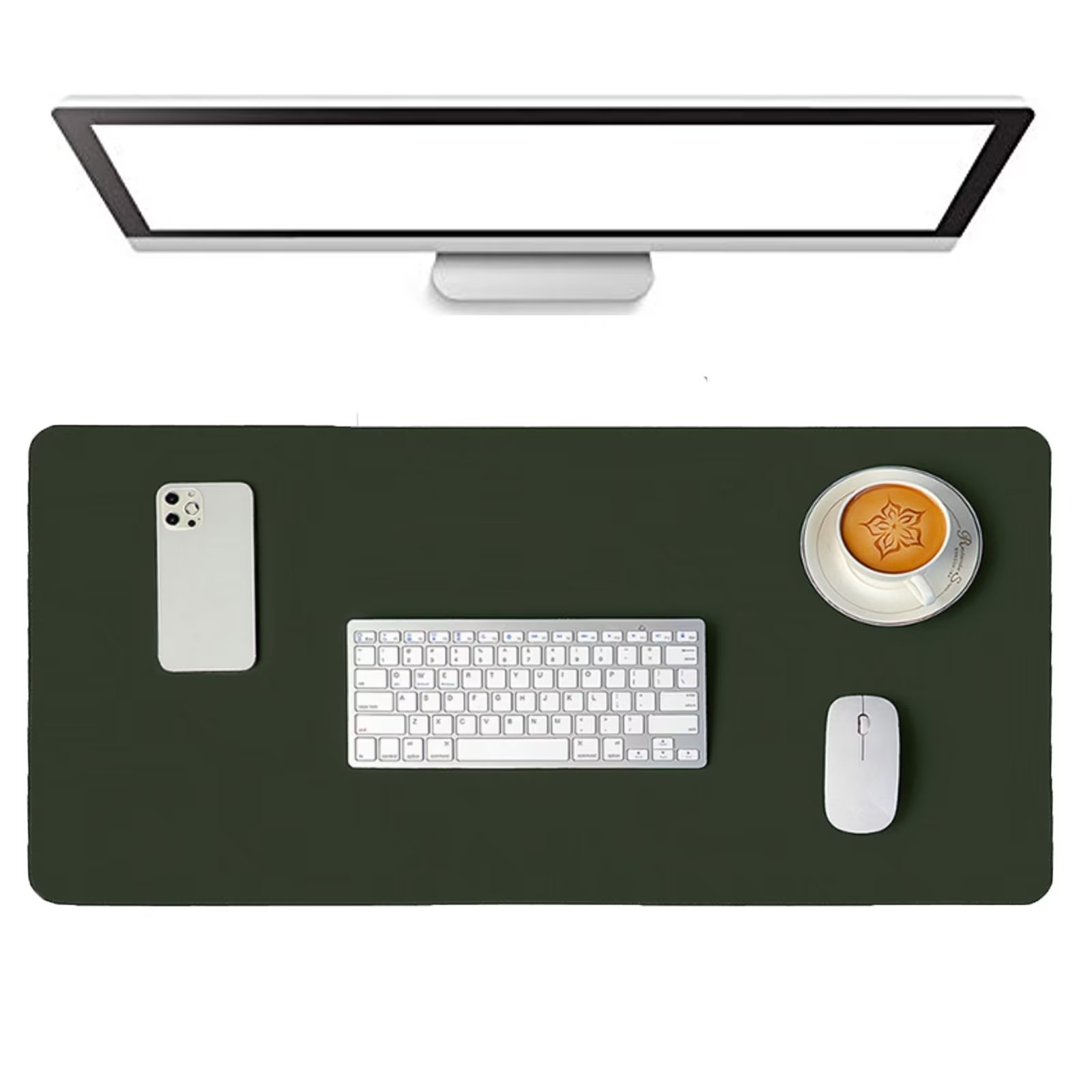 NonSlip Desk Pad,Mouse Pad,Waterproof PVC Leather Desk Table Protector