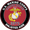 Red, variant on U.S.M.C. MOS 3372 Enlisted Aide Decal 3.8" - Desert Tan