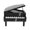 Black, variant on HJJLRH Small Piano Piggy Bank Creative Money Pot for Boys and Girls Decorative Cash Holder for Home Office Birthday Christmas Safe Material Charming Design