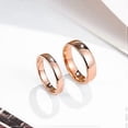 thumbnail image 2 of 2mm 4mm 6mm Tungsten Wedding Bands Ring for Women Men Rose Gold/Silver/Gold/Black Polished Slim Engagement Promise Rings Comfort Fit Size 4-13, 2 of 4